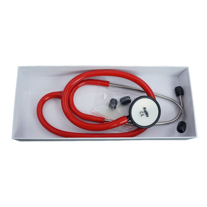 Стетофонендоскоп Стандарт-Престиж Лайт красный, KaWe Фото товара Стетофонендоскоп Стандарт-Престиж Лайт красный, KaWe