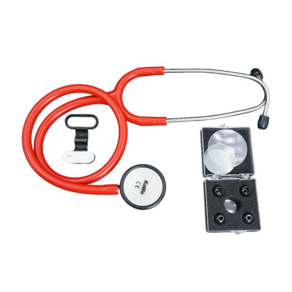 Стетофонендоскоп Стандарт-Престиж красный KaWe Фото товара Стетофонендоскоп Стандарт-Престиж красный KaWe