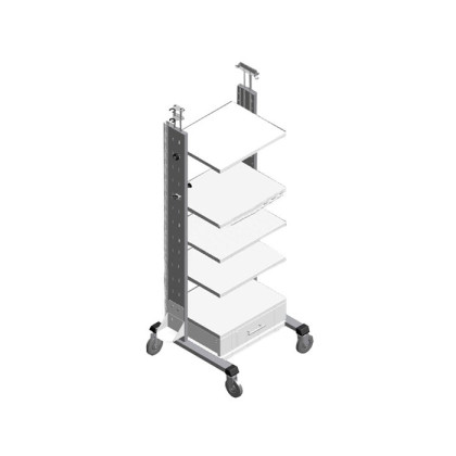 Стойка эндоскопическая аппаратная Модель 7510 Фото товара Стойка эндоскопическая аппаратная Модель 7510