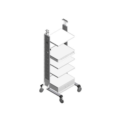 Стойка эндоскопическая аппаратная Модель 7511 Фото товара Стойка эндоскопическая аппаратная Модель 7511