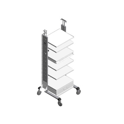 Стойка эндоскопическая аппаратная Модель 7611 Фото товара Стойка эндоскопическая аппаратная Модель 7611