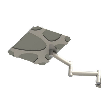 Фото товара Столик инструментальный DS-Tab-30-2 (нержавеющая сталь / стекло)