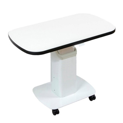 Фото товара Столик приборный с электроприводом белый с черной окантовкой на 2 прибора Stern Lift 2