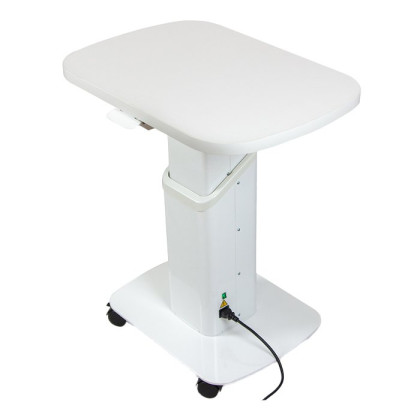 Столик приборный с электроприводом с белой столешницей Stern Lift Фото товара Столик приборный с электроприводом с белой столешницей Stern Lift