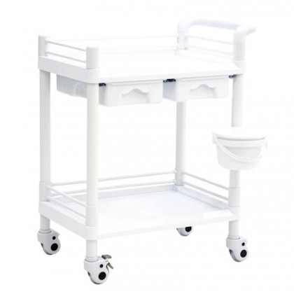 Столик-тележка медицинский MET SPY-120 Фото товара Столик-тележка медицинский MET SPY-120