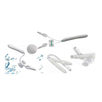 Фото товара Тампон для остановки носового кровотечения (эпистаксический) с баллоном и дыхательными путями, односторонний, 75мм