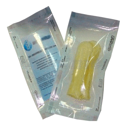 Тампон кровоостанавлвающий носовой впитывающий одноразовый стерильный ТН-"Неомед" 90*25 мм, №2 Фото товара Тампон кровоостанавлвающий носовой впитывающий одноразовый стерильный ТН-"Неомед" 90*25 мм, №2