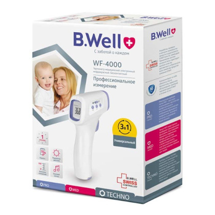 Термометр мед. электр. инфракрасный серии WF модель WF-4000, бесконтактный, в виде «пистолета» Фото товара Термометр мед. электр. инфракрасный серии WF модель WF-4000, бесконтактный, в виде «пистолета»