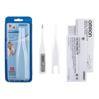 Термометр электронный Eco Temp Smart MC-341 Omron Фото товара Термометр электронный Eco Temp Smart MC-341 Omron