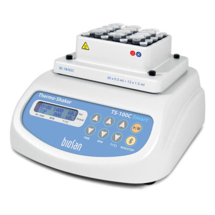 Фото товара Термошейкер Biosan TS-100C Smart (с охлаждением, для микропробирок и ПЦР планшетов)