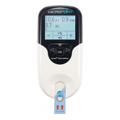 Тест полоски для определения показателей ПТВ-МНО qLabs PT-INR Test Strip 12шт/упаковка Фото товара Тест полоски для определения показателей ПТВ-МНО qLabs PT-INR Test Strip 12шт/упаковка