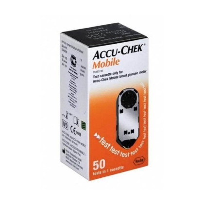 Тест-кассета "Акку-Чек Мобайл" №50 Фото товара Тест-кассета "Акку-Чек Мобайл" №50