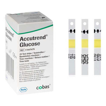 Фото товара Тест-полоски Аккутренд Глюкоза (Accutrend Glucose) №25