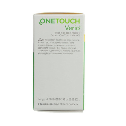 Фото товара Тест-полоски УанТач Верио (OneTouch Verio) №100