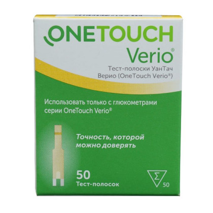 Фото товара Тест-полоски УанТач Верио (OneTouch Verio) №50
