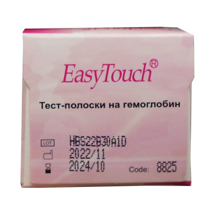 Тест-полоски на гемоглобин Изи Тач №25 Фото товара Тест-полоски на гемоглобин Изи Тач №25