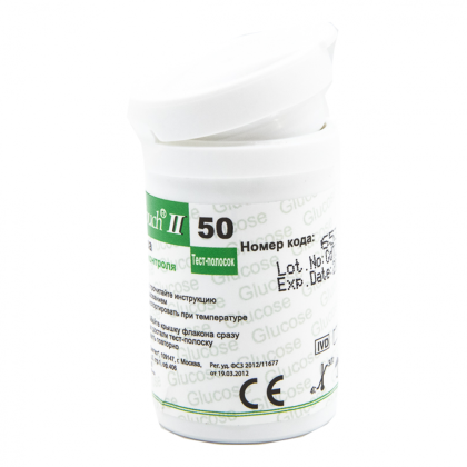 Тест-полоски на глюкозу Изи Тач №50 Фото товара Тест-полоски на глюкозу Изи Тач №50