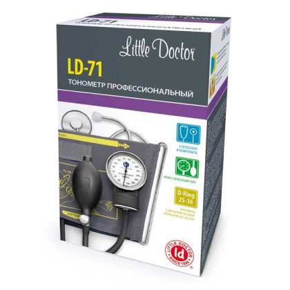 Тонометр Little Doctor LD-71, механический Фото товара Тонометр Little Doctor LD-71, механический