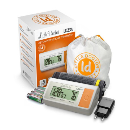 Тонометр Little Doctor LD23A автоматический с адаптером Фото товара Тонометр Little Doctor LD23A автоматический с адаптером