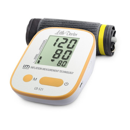 Тонометр Little Doctor LD‑521A автоматический с адаптером и питанием от USB Фото товара Тонометр Little Doctor LD‑521A автоматический с адаптером и питанием от USB