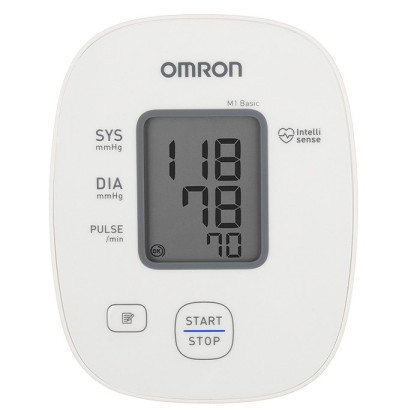 Тонометр OMRON M1 Basic с адаптером и веерообразной манжетой Фото товара Тонометр OMRON M1 Basic с адаптером и веерообразной манжетой