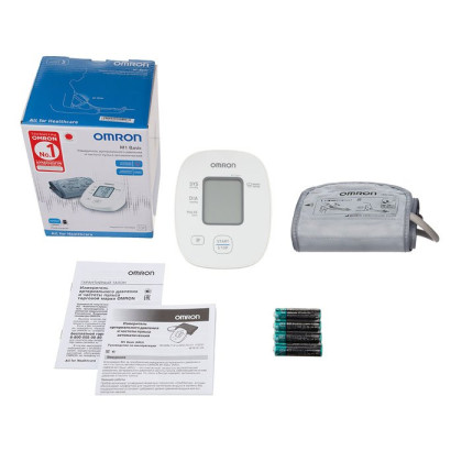 Тонометр OMRON M1 Basic с веерообразной манжетой Фото товара Тонометр OMRON M1 Basic с веерообразной манжетой