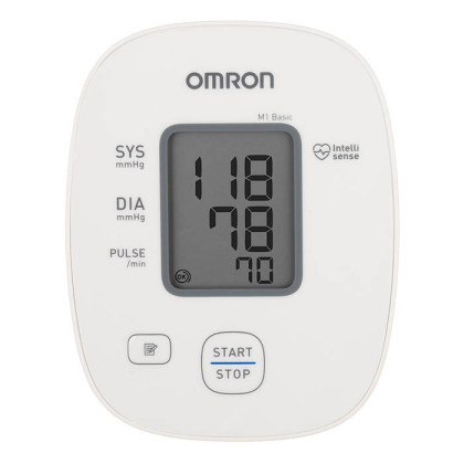Тонометр OMRON M1 Basic с веерообразной манжетой Фото товара Тонометр OMRON M1 Basic с веерообразной манжетой