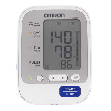 Фото товара Тонометр OMRON M3 Expert Адаптер+Универсальная манжета (HEM-7200H-ARU)