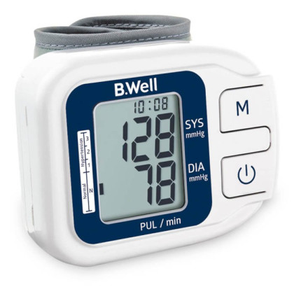 Тонометр А-27, автомат на запястье, индикатор аритмии, память 60, дата и время, шкала давления Фото товара Тонометр А-27, автомат на запястье, индикатор аритмии, память 60, дата и время, шкала давления