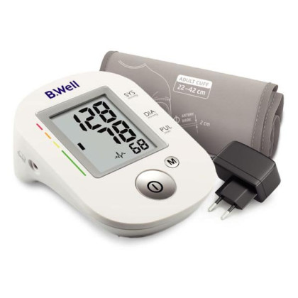 Фото товара Тонометр автомат. PRO-35 + адаптер, конусная манжета ML (22-42см) (Intellect classic, память 30, шкала давления, индикатор аритмии)