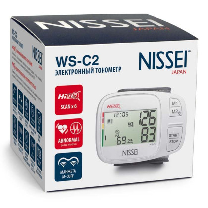 Тонометр автоматический Nissei WS-C2 Фото товара Тонометр автоматический Nissei WS-C2