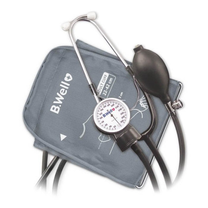 Фото товара Тонометр механ. MED-63, встроен. стетоскоп, манжета с кольцом M-L (22-42 см)