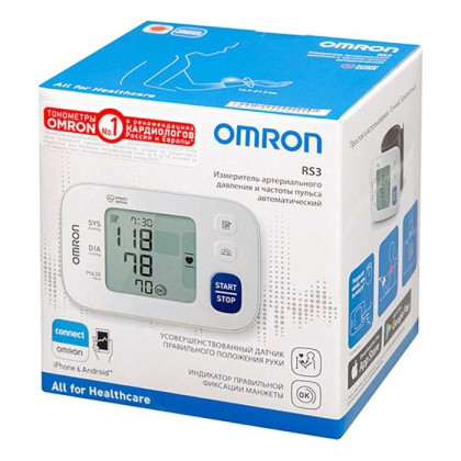 Фото товара Тонометр на запястье OMRON RS3 (HEM-6130-RU)
