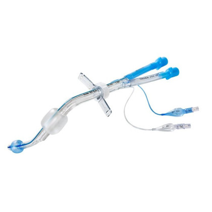 Трахеостомическая эндобронхиальная двухпросветная трубка, размер 7 см CH/F 39, Sumi Фото товара Трахеостомическая эндобронхиальная двухпросветная трубка, размер 7 см CH/F 39, Sumi