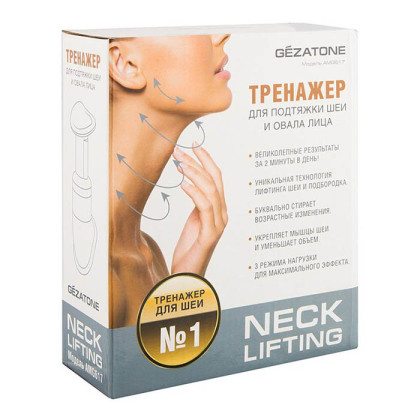 Фото товара Тренажер для подтяжки шеи и овала лица Neck Lifting AMG 617, Gezatone