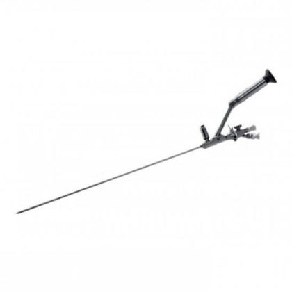 Фото товара Уретеропиелоскоп (Уретерореноскоп) тонкий автоклавируемый 6Ш изогнутый окуляр