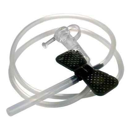 Фото товара Устройство для вливания в малые вены - игла-бабочка 27G (0,40х19мм) SFM, 100 шт/уп