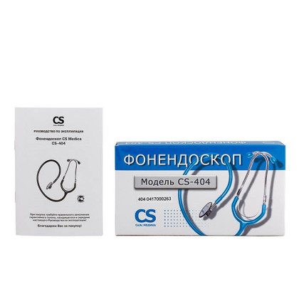 Фонендоскоп CS-404 голубой, CS Medica Фото товара Фонендоскоп CS-404 голубой, CS Medica
