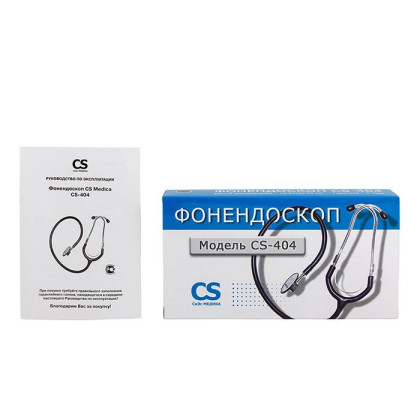 Фонендоскоп CS-404 черный, CS Medica Фото товара Фонендоскоп CS-404 черный, CS Medica