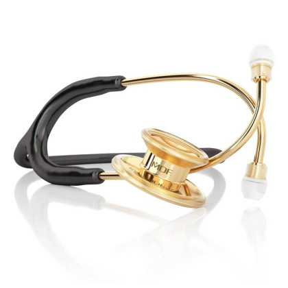 Фото товара Фонендоскоп MD One (черный/желтое золото), MDF
