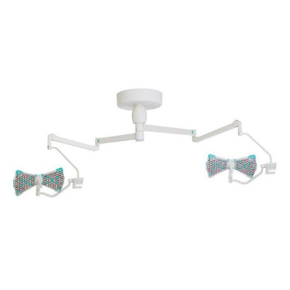 Хирургический потолочный двухблочный светильник Аксима-СД-160/160, 320кЛк, Медико Фото товара Хирургический потолочный двухблочный светильник Аксима-СД-160/160, 320кЛк, Медико