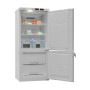 Фото товара Холодильник комбинированный лабораторный ХЛ-250 ПОЗиС (170/80 л) с дверями из металлопласта, серебро