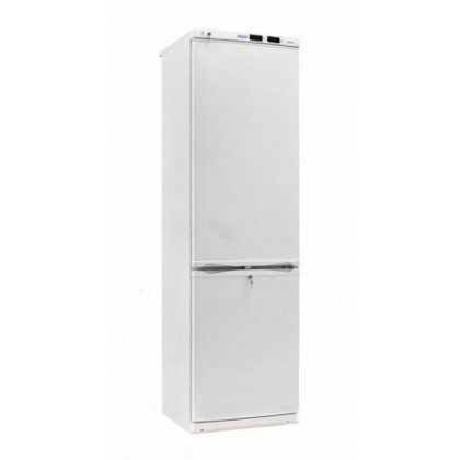 Фото товара Холодильник комбинированный лабораторный ХЛ-340 ПОЗиС (270/130 л) с дверями из металлопласта, серебро