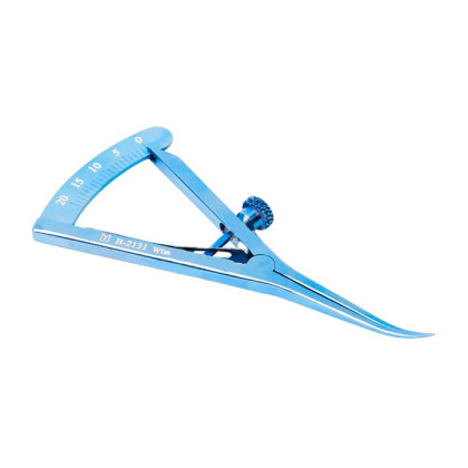 Циркуль по Кастровьехо,рабочая часть изогнутая с углублением B-2131 ПТО Медтехника Фото товара Циркуль по Кастровьехо,рабочая часть изогнутая с углублением B-2131 ПТО Медтехника