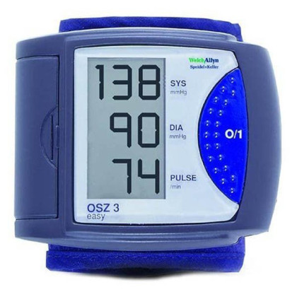 Цифровой автоматический тонометр на запястье OSZ 3 EASY Welch Allyn Фото товара Цифровой автоматический тонометр на запястье OSZ 3 EASY Welch Allyn