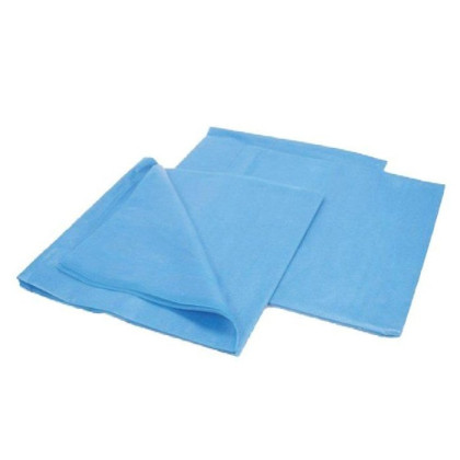 Чехол на матрас 200*90 на резинке ламинированный не стерильный цвет голубой Фото товара Чехол на матрас 200*90 на резинке ламинированный не стерильный цвет голубой