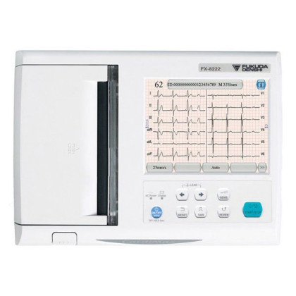 Шестиканальный кардиограф Fukuda Denshi CardiMax FX-8222 с экраном Фото товара Шестиканальный кардиограф Fukuda Denshi CardiMax FX-8222 с экраном