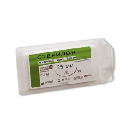 Фото товара Шовный материал Стерилон М 1,5 (4/0) отрезки