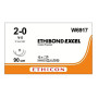 Шовный материал ЭТИБОНД Эксел 2/0. 90 см. белый Кол. 17 мм х 2. 1/2 Ethicon Фото товара Шовный материал ЭТИБОНД Эксел 2/0. 90 см. белый Кол. 17 мм х 2. 1/2 Ethicon