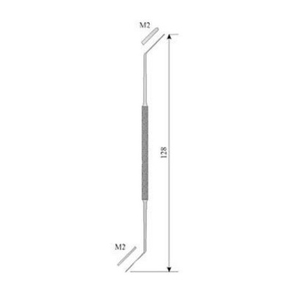 Шпатель глазной микрохирургический двусторонний Фото товара Шпатель глазной микрохирургический двусторонний